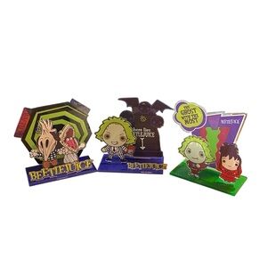 Beetlejuice Lydia Acrylic Stand Up Decor Culturefly Adam Barbara Betelgeuse S/3
